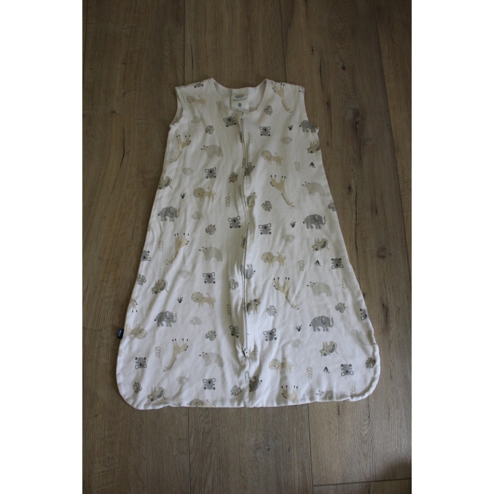 Halo SleepSack Wearable Blanket Medium 6-12M White Safari Animal Cotton